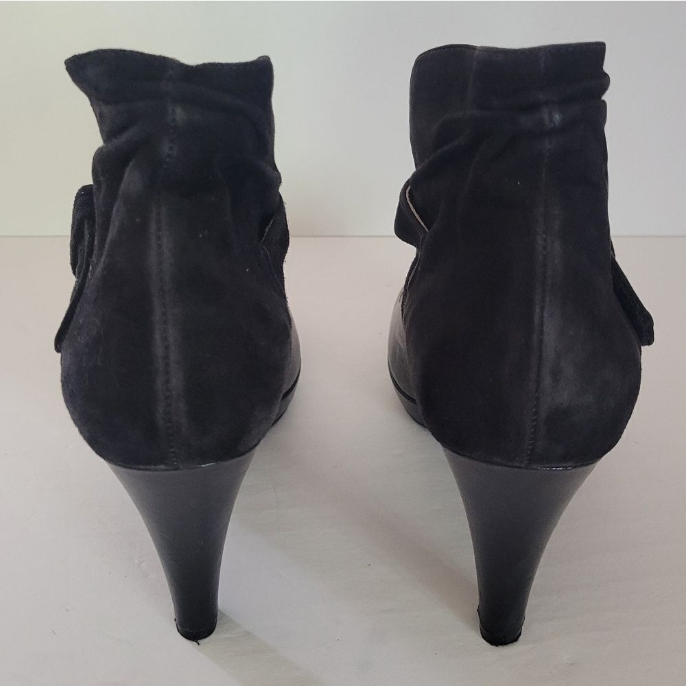 Clarks Indigo Black Wessex Cross Heel Shoes - Picture 6 of 15